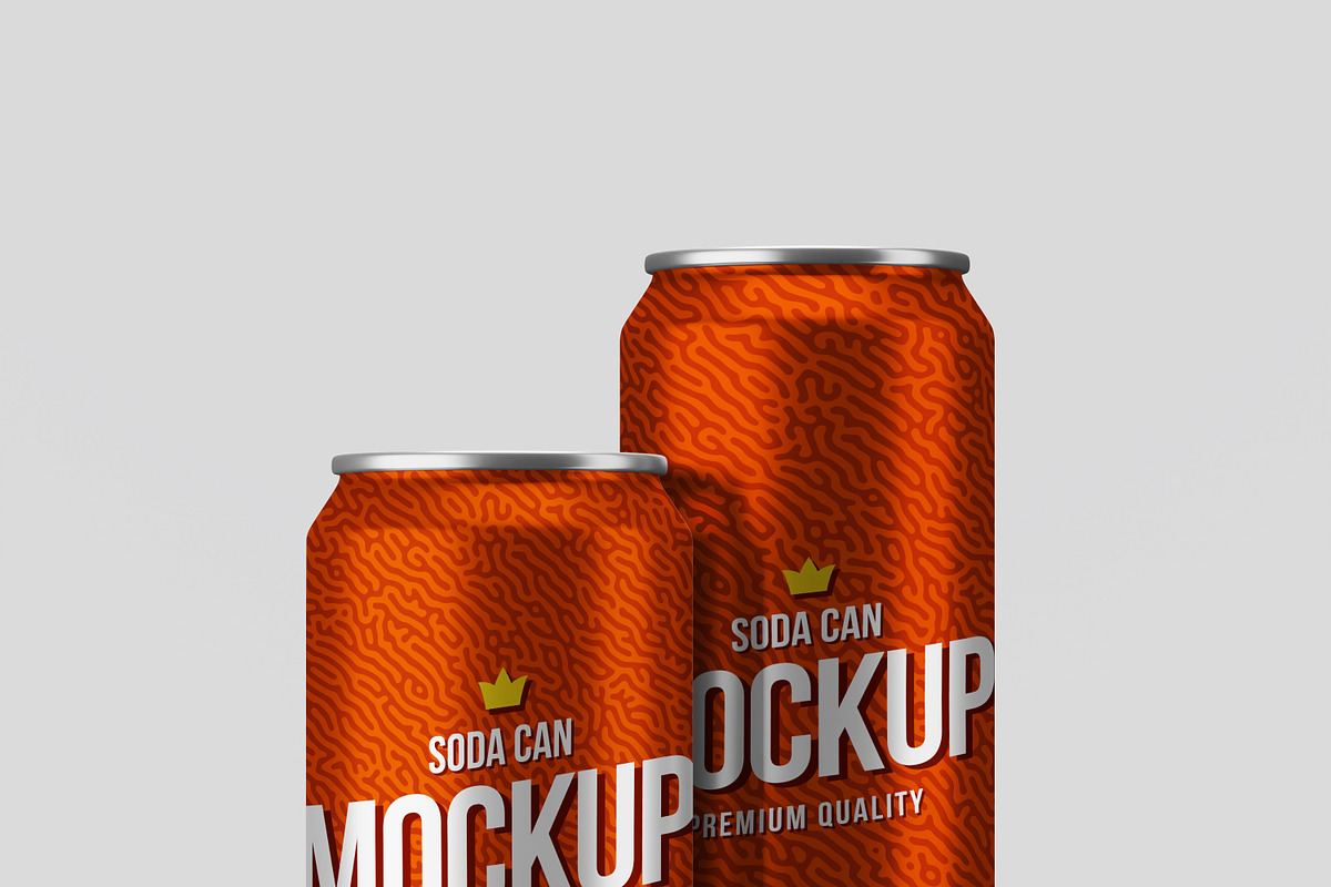Realistic Soda Can Mock-up, a Print Template by Propex (Photo 7 of 19)
