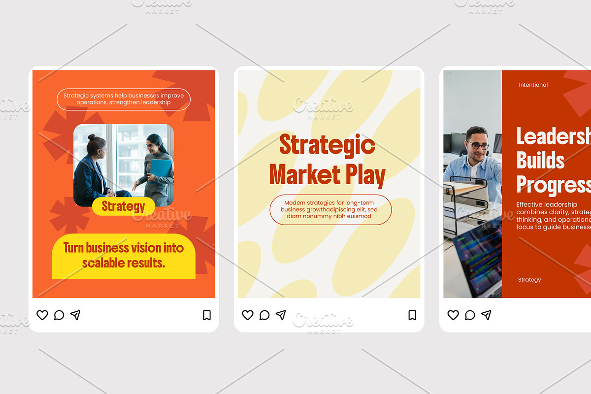 Business Momentum - Instagram Post, a Social Media Template by Izdihaar_Studio (Photo 2 of 4)