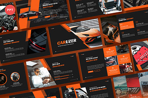 Caruzer - Automotive Powerpoint, a Presentation Template by kerismaker