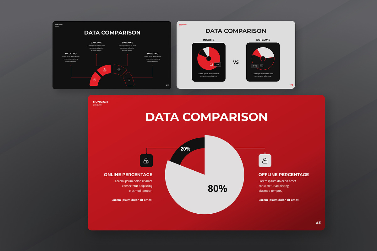 Data Comparison, a Presentation Template by Antstheme (Photo 3 of 3)