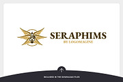 Seraphims - Angel Logo Template, a Branding & Logo Template by LOGOMAGINE (Thumbnail 11 of 16)