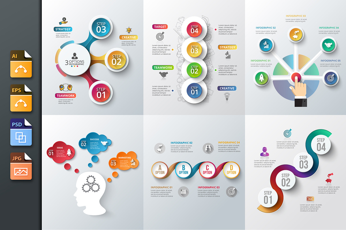 Diagrams for business infographic v6, a Presentation Template by Abert (Photo 1 of 7)