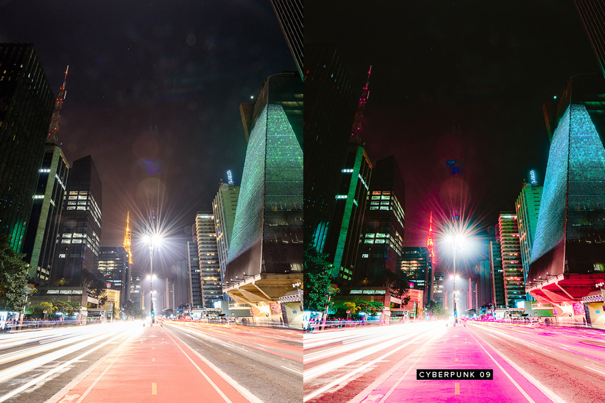 10 Cyberpunk Lightroom Presets LUTs, an Action Add-On by SparkleStock (Photo 7 of 8)