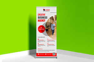 Creative Roll up Banner Template