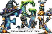 Halloween Alphabet Clipart Sublimati, an Animal Illustration by SVGArt (Thumbnail 1 of 9)