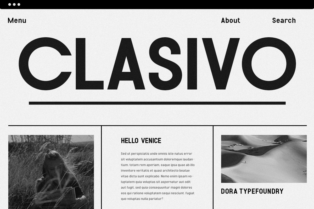 Adecion Display Font, a Serif Font by Dora Typefoundry (Photo 3 of 18)