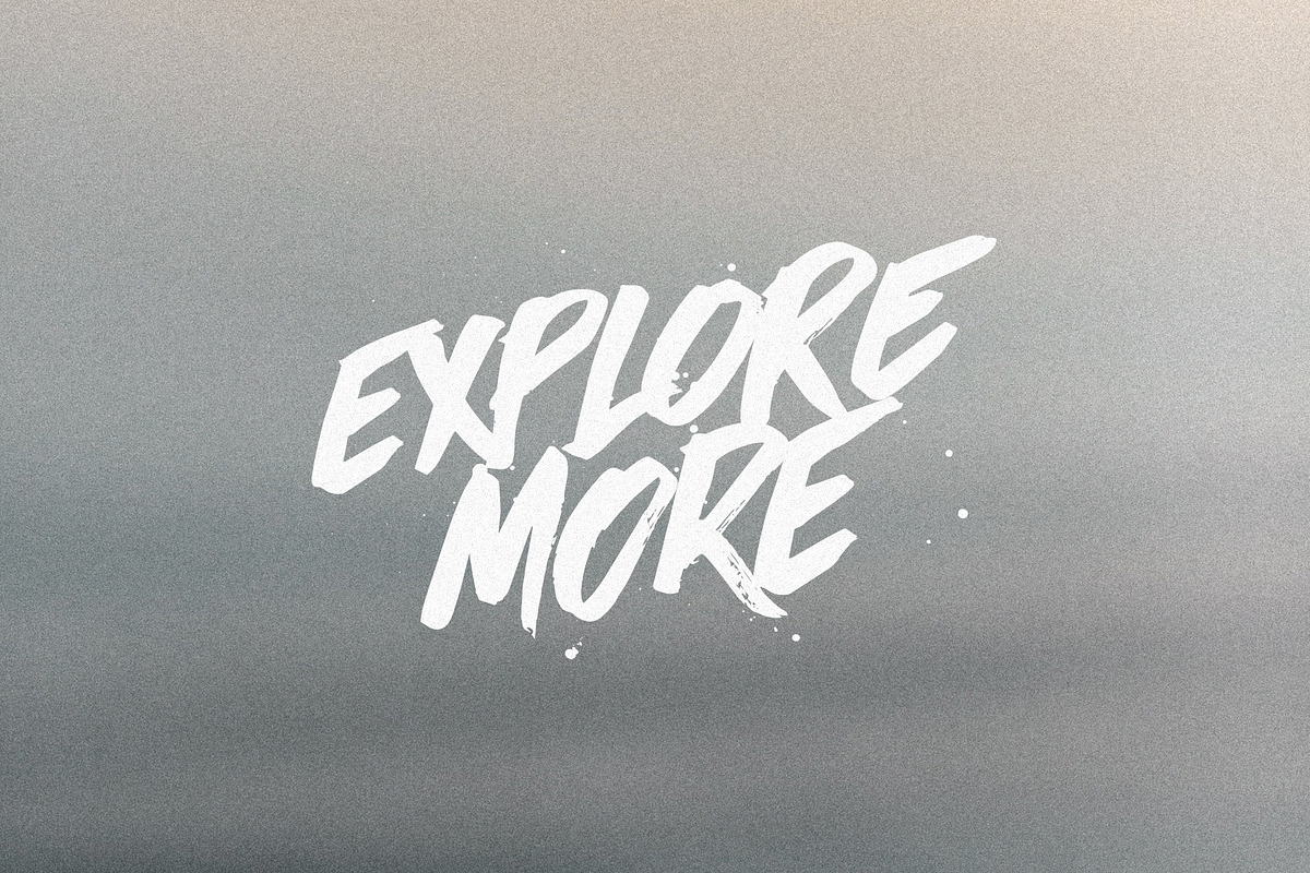 True Brush Font, a Script Font by Visual Blends (Photo 2 of 6)