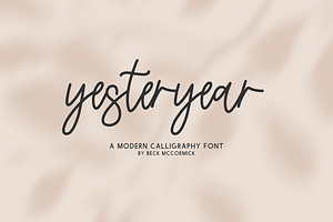 Yesteryear Script