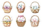 Easter basket Clipart, an Illustration by Design Market (Thumbnail 4 of 4)