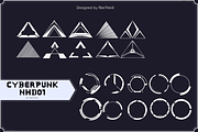 110 Cyberpunk NHD 01, a Brush Add-On by Nan'Heidi (Thumbnail 2 of 8)