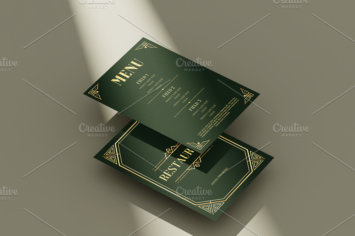 Elegant Menu, a Brochure Template by Tzochko (Photo 1 of 4)