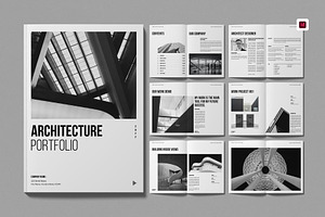 Architecture Portfolio Template, a Brochure Template by Work-Envance