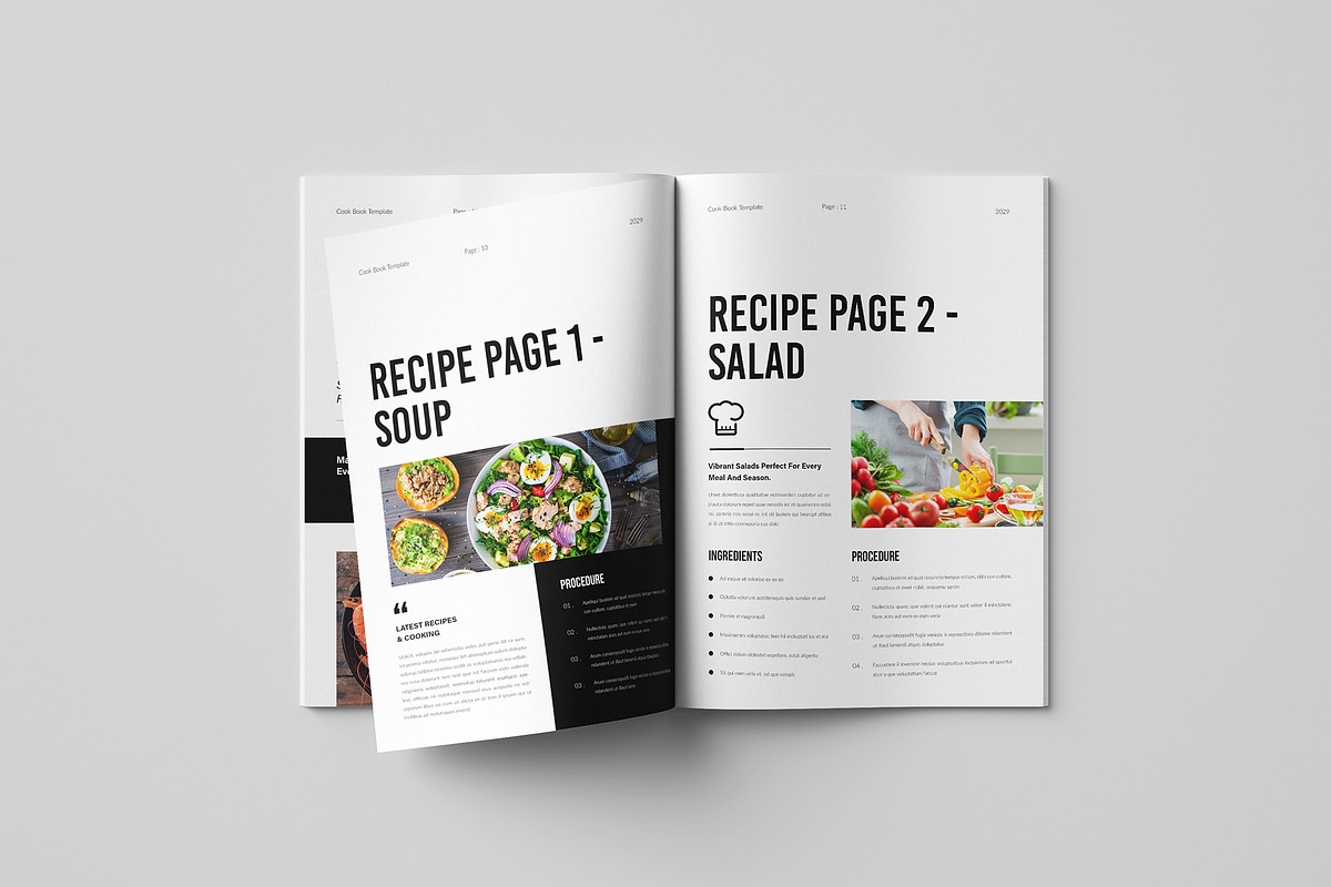 Cookbook Template, a Brochure Template by Spark_Creative (Photo 6 of 12)