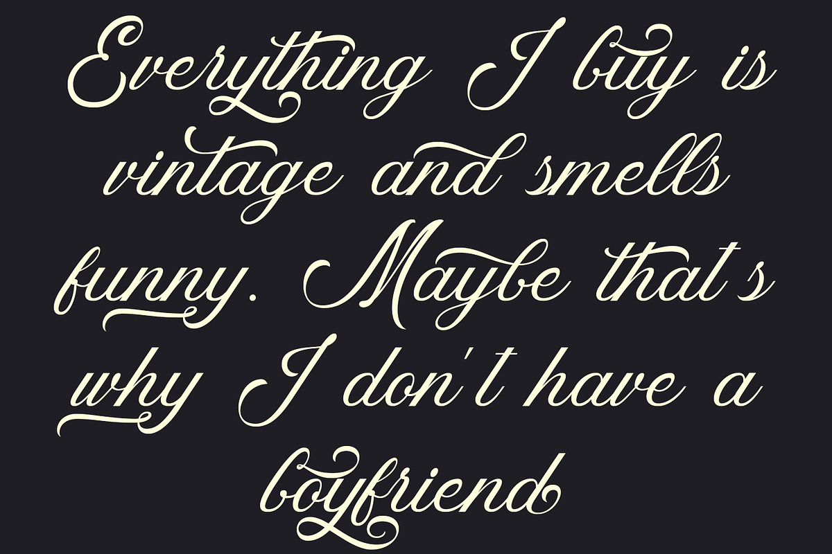 Yearlong Vintage Typeface, a Script Font by Arendxstudio (Photo 7 of 13)