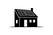 Eco Friendly Solar Home Silhouettes, a Graphic by musafir_fashion (Thumbnail 10 of 13)