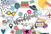 Wanderlust Stamp Pack/Procreate, a Brush Add-On by OkayAnnie Designs (Thumbnail 2 of 8)