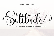 Solitude, a Handwritten Font by FreshTypeINK (Thumbnail 1 of 8)