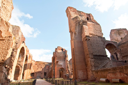 Baths of Caracalla in Rome, Italy
