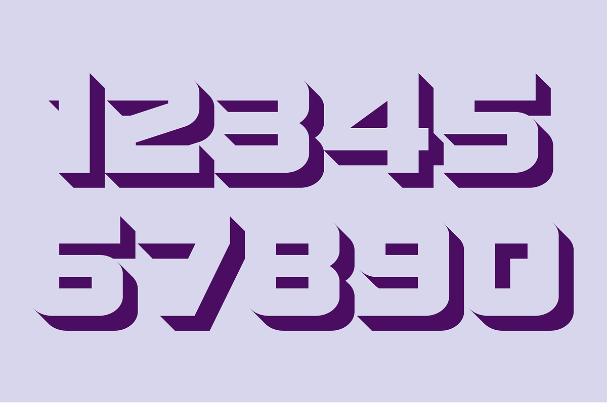 Display Digits Ten Font, a Font by GG Design (Photo 6 of 9)
