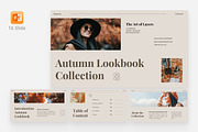 Autumn Lookbook PowerPoint, a Presentation Template by Eklip Studio (Thumbnail 1 of 6)