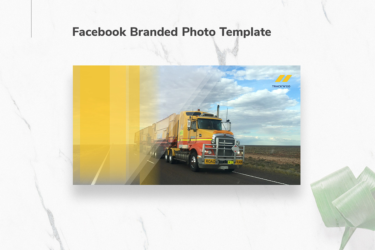 Trucking Logistics Facebook, a Social Media Template by TemplatesNow! (Photo 5 of 7)
