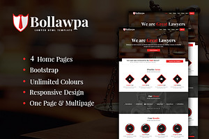 Bollawpa - Lawyer HTML Template