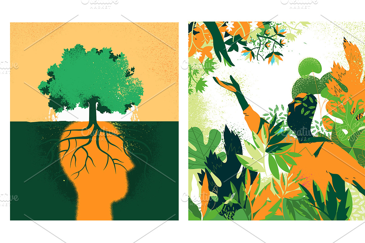 Man and Nature Collection, a Person Illustration by Hurcastock! (Photo 8 of 9)