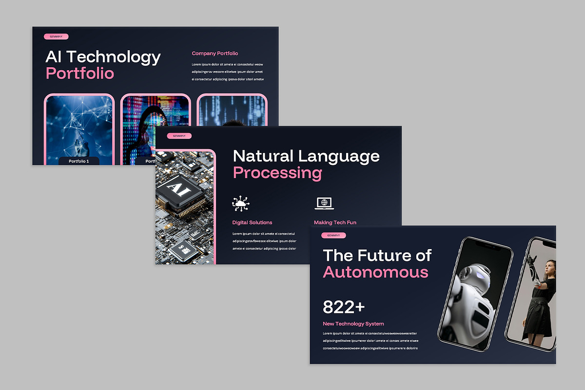 AI Technology Google Slides, a Presentation Template by rgbryand (Photo 5 of 7)