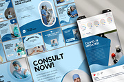 Nurse Instagram Canva Post Templates, a Social Media Template by Snapybiz (Thumbnail 4 of 10)