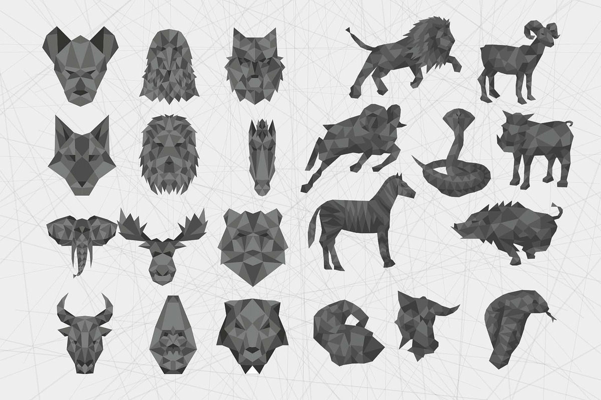 94 Geometric Animals, an Animal Illustration by RHY Studio (Photo 4 of 4)