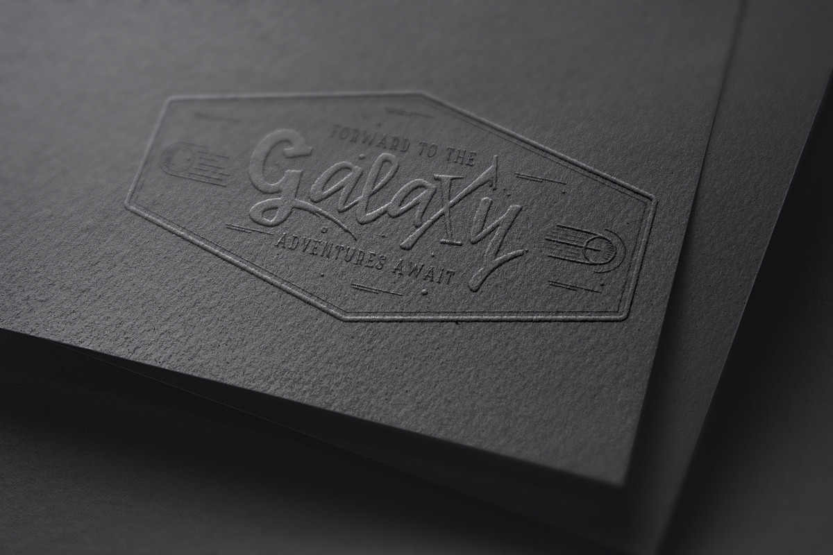 Space badge + 3 fonts., a Branding & Logo Template by zao4nik (Photo 7 of 13)