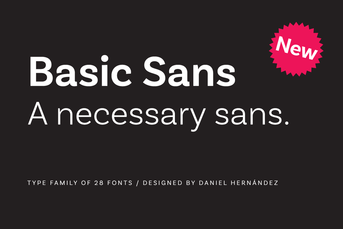 Basic Sans, a Sans Serif Font by Latinotype (Photo 1 of 10)