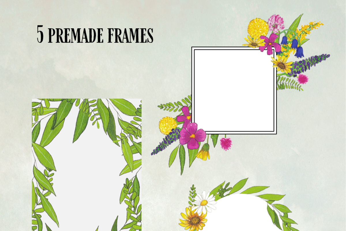 Watercolor Wildflower Collection, an Illustration by Littlefield Design (Photo 5 of 9)