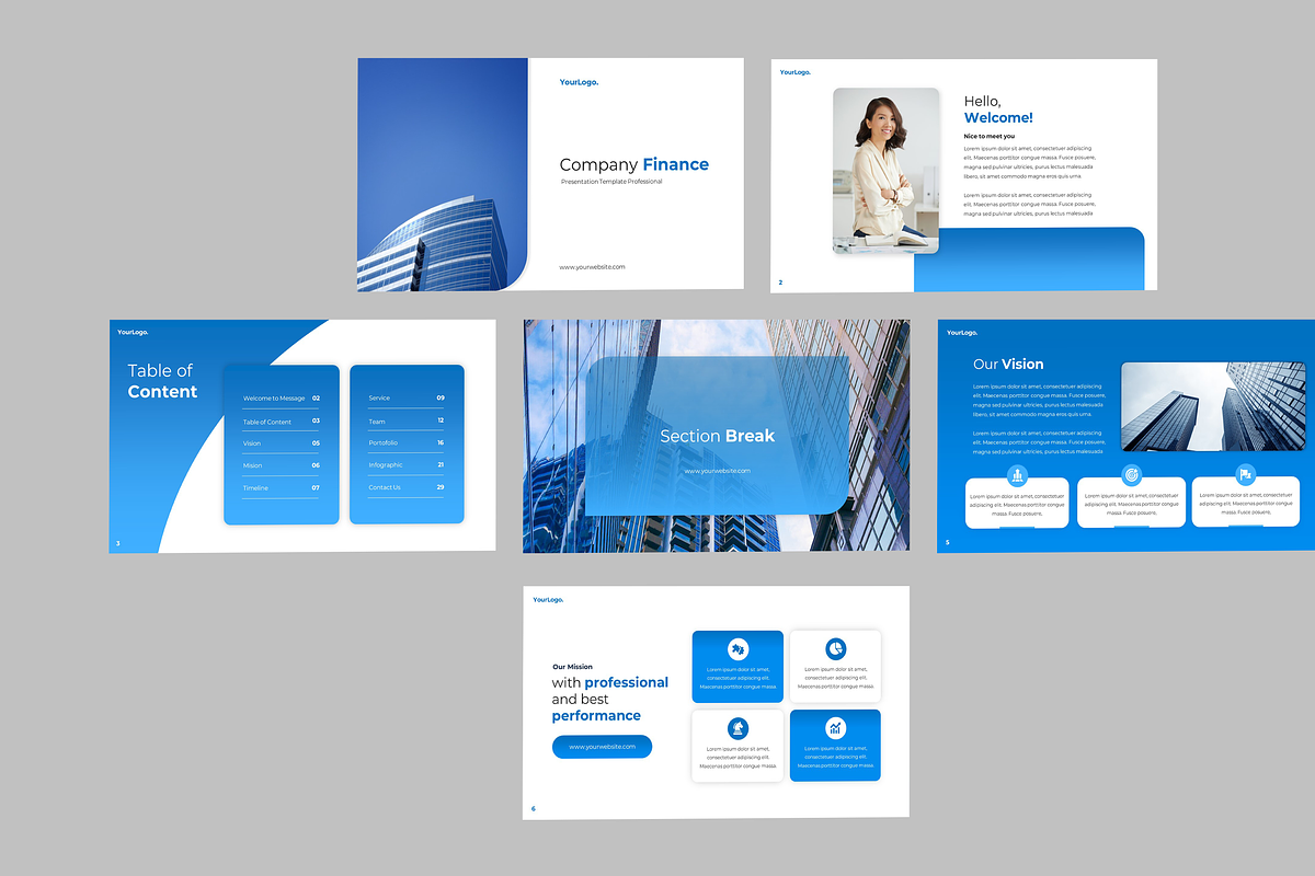 Company Finance PPT, a Presentation Template by Recreative (Photo 2 of 6)