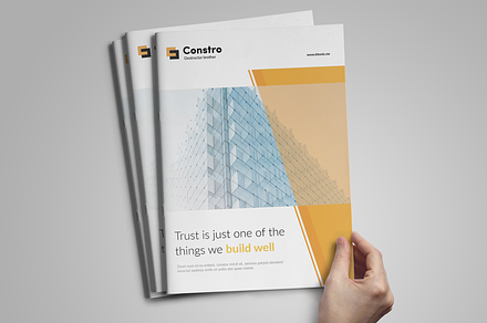 Construction A4 Brochure - InDesign
