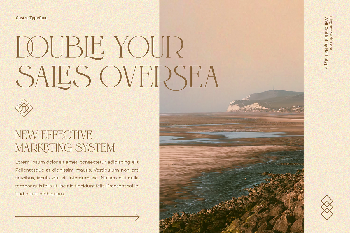 Castre - Serif Font Family (Updated), a Serif Font by Nathatype (Photo 5 of 13)
