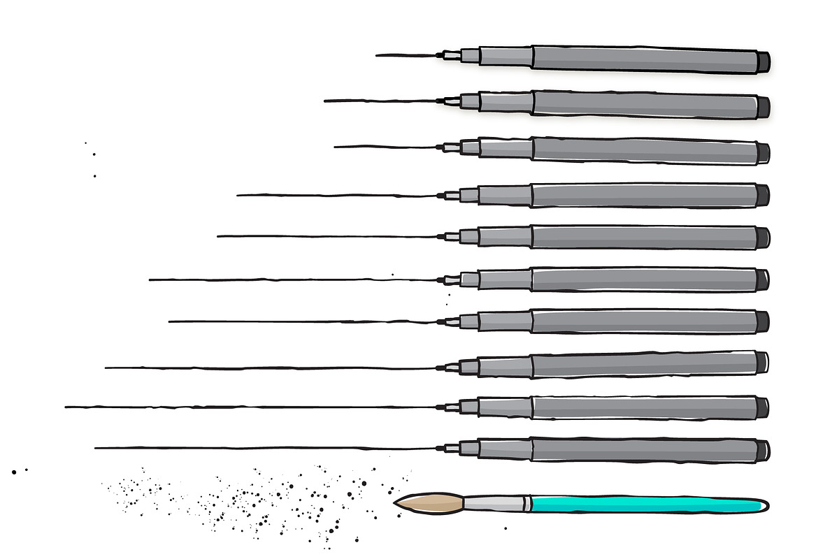 Styles and Brushes BUNDLE!, a Brush Add-On by Side Project (Photo 5 of 10)