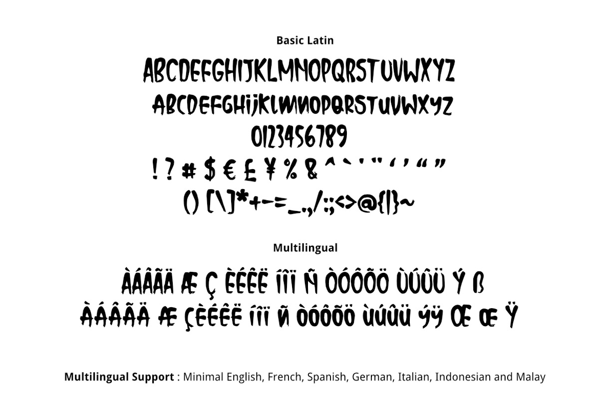 Blood Splash Font, a Font by YandiDesigns (Photo 2 of 4)