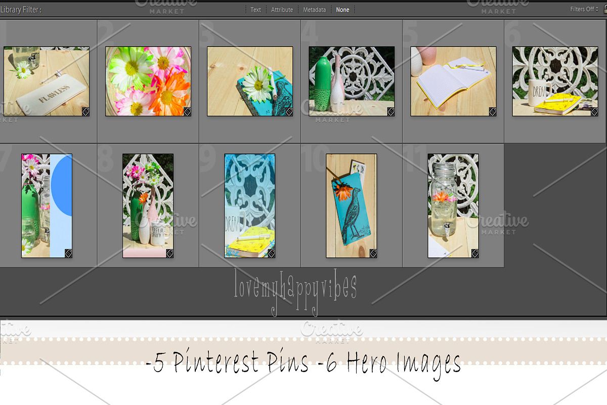 Flawless Dream Pinterest Pack, a Social Media Template by lovemyHappyVibes (Photo 6 of 6)
