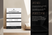 Sponsorship Form Template, a Flyer Template by Creatif Foundry (Thumbnail 4 of 5)