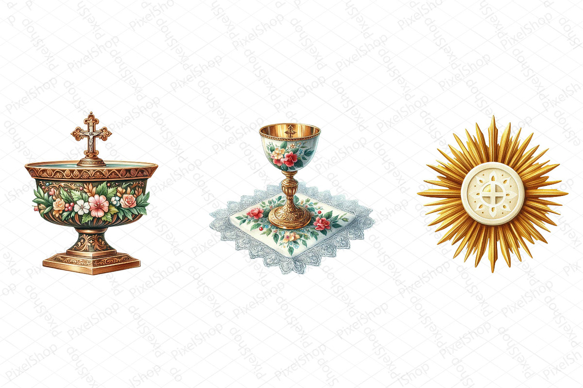 First Communion Clipart, an Illustration by DreamPrint404 (Photo 7 of 7)