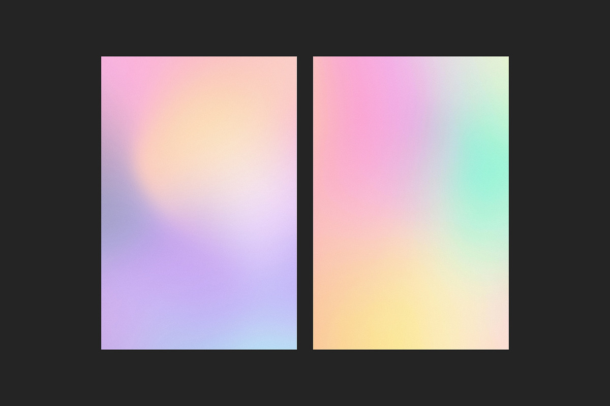 Soft Pastel Gradient Backgrounds, a Background Graphic by Filip Studio (Photo 2 of 9)