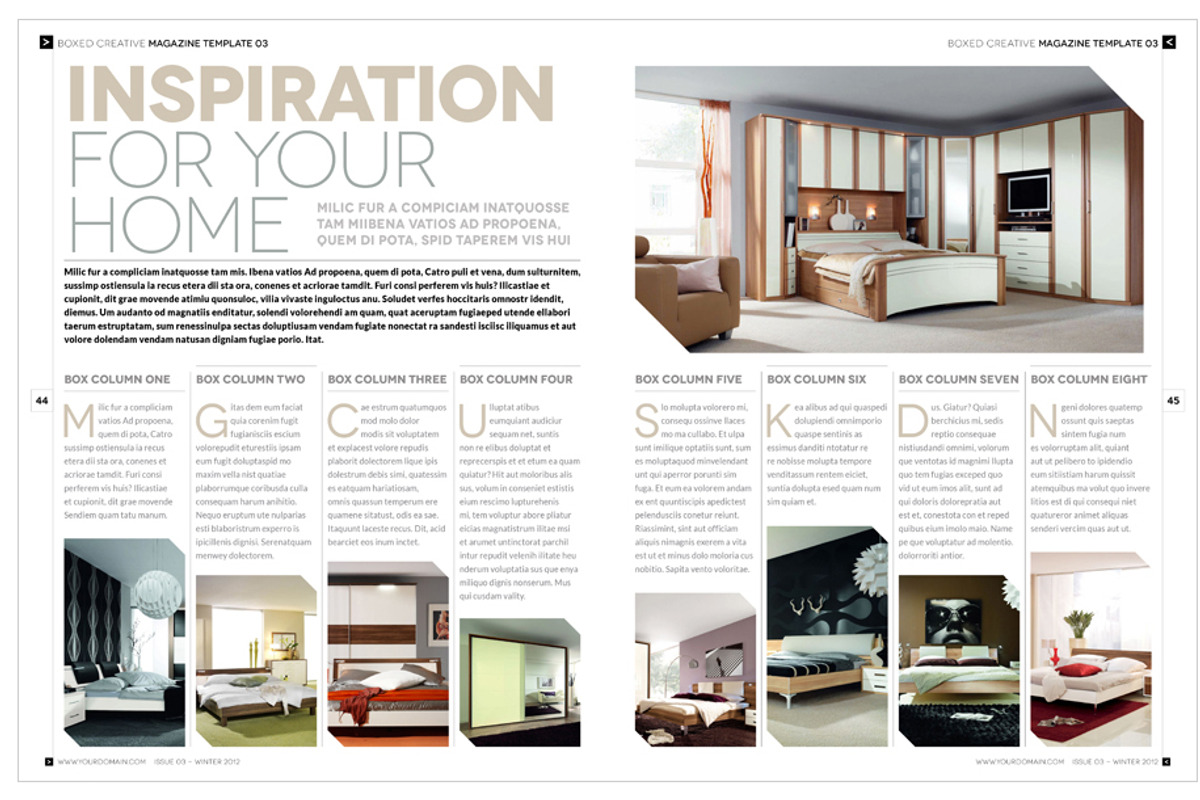 Magazine Template InDesign 03, a Magazine Template by Love Graphic Design (Photo 31 of 36)
