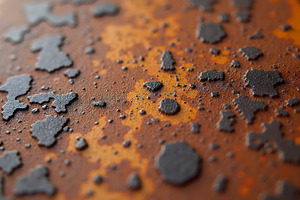 Rusted Metal Macro Background, a Photo by LOGOCREATIVE