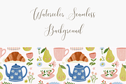 Vintage Teacups Seamless Pattern, a Pattern Graphic by Pati Charm Studio (Thumbnail 3 of 6)