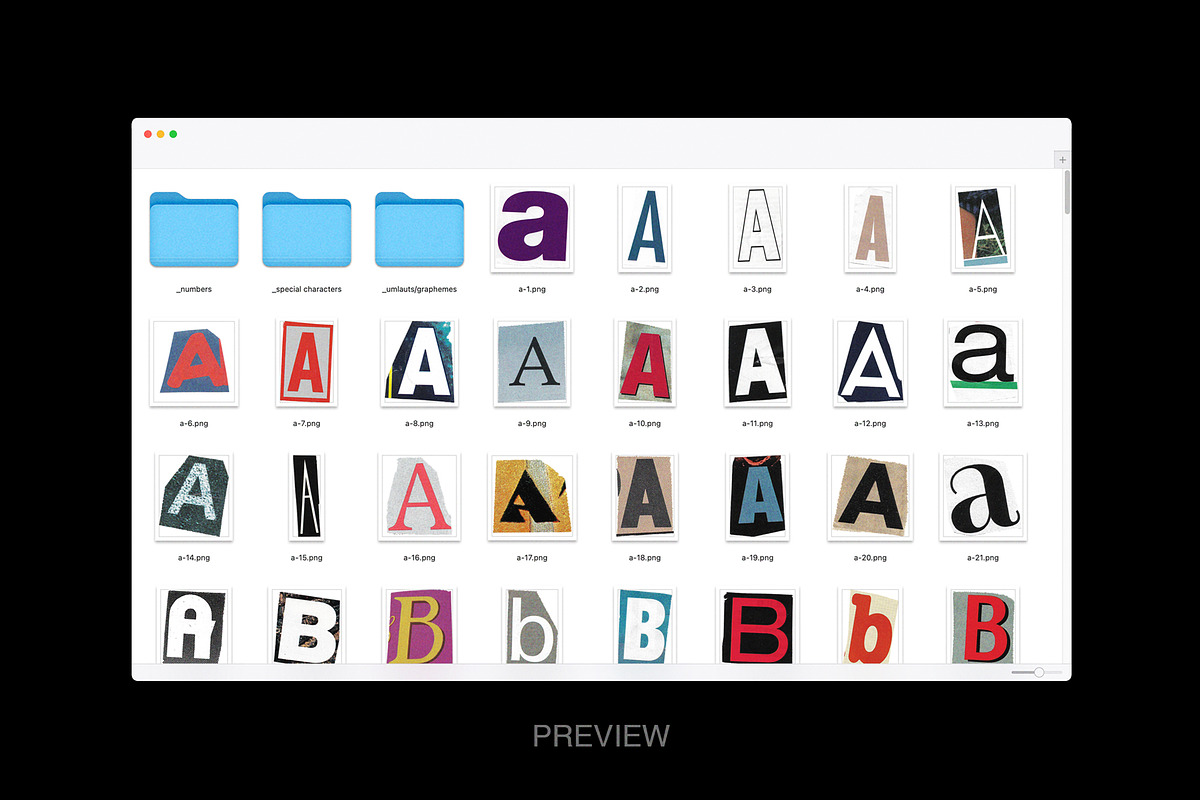 Alphabet Cut-Outs (450+ Assets), an Object Graphic by Cocoloris Co. (Photo 4 of 8)