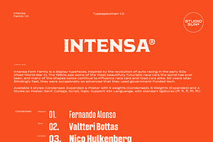 Intensa - Font Family