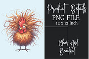 Watercolor Funny Chicken Clipart, a Seasonal Illustration by Rose Art (Thumbnail 6 of 6)
