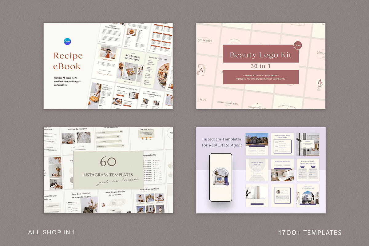 Canva Mega Bundle: 1700+ templates, a Social Media Template by Ralony (Photo 2 of 13)