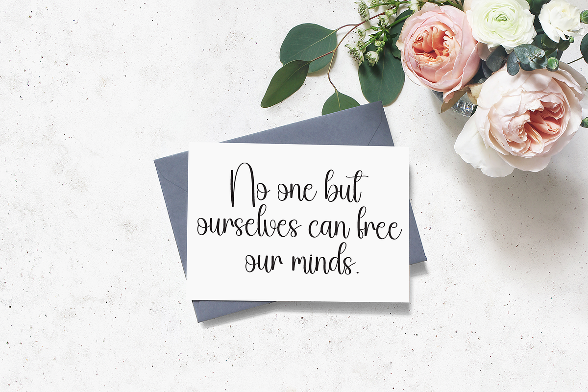 Birthday | Script Font, a Handwritten Font by Scratchones (Photo 5 of 9)